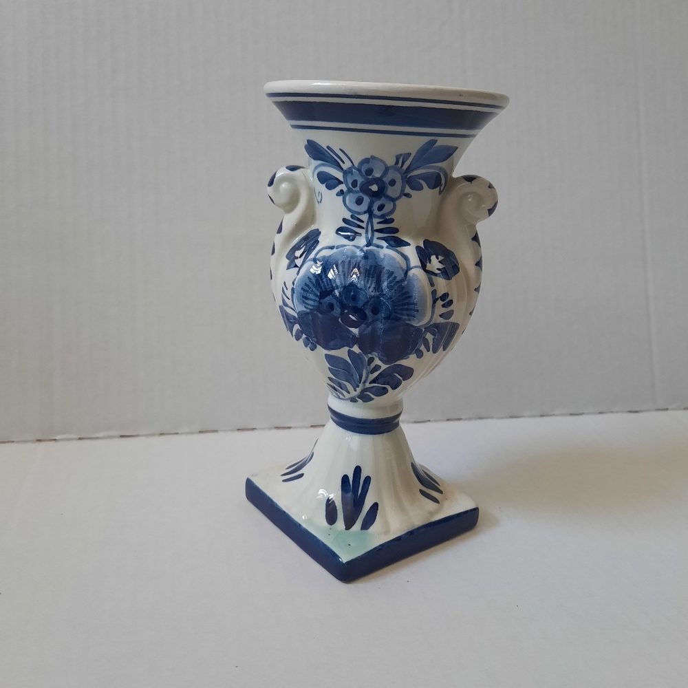 Blue and White Ceramic Vase